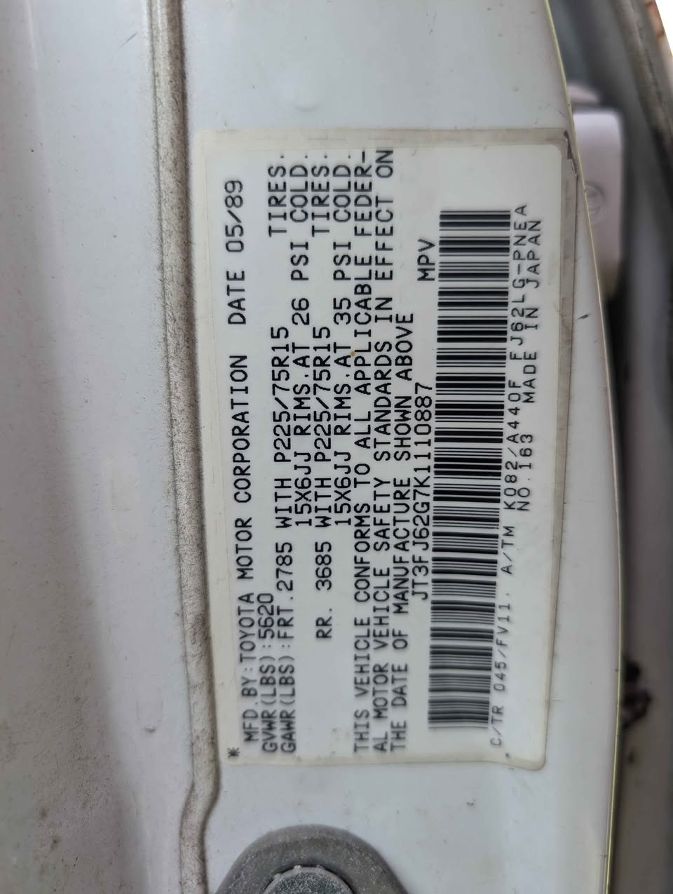 1989 Toyota Land Cruiser