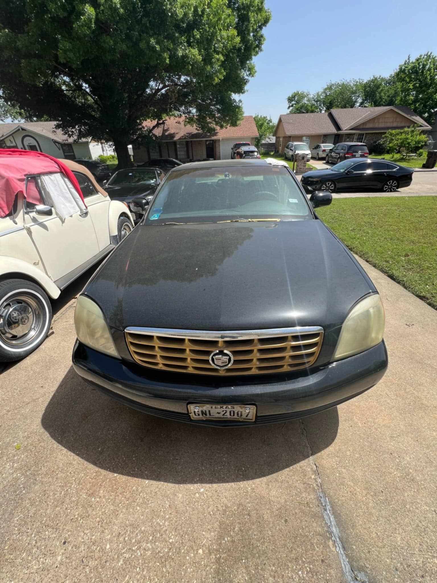 2003 Cadillac Deville sedan, Black