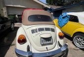 1973 VW Beetle Convertible, almond