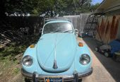 1971 VW Super Beetle, baby blue