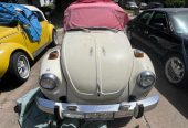 1973 VW Beetle Convertible, almond