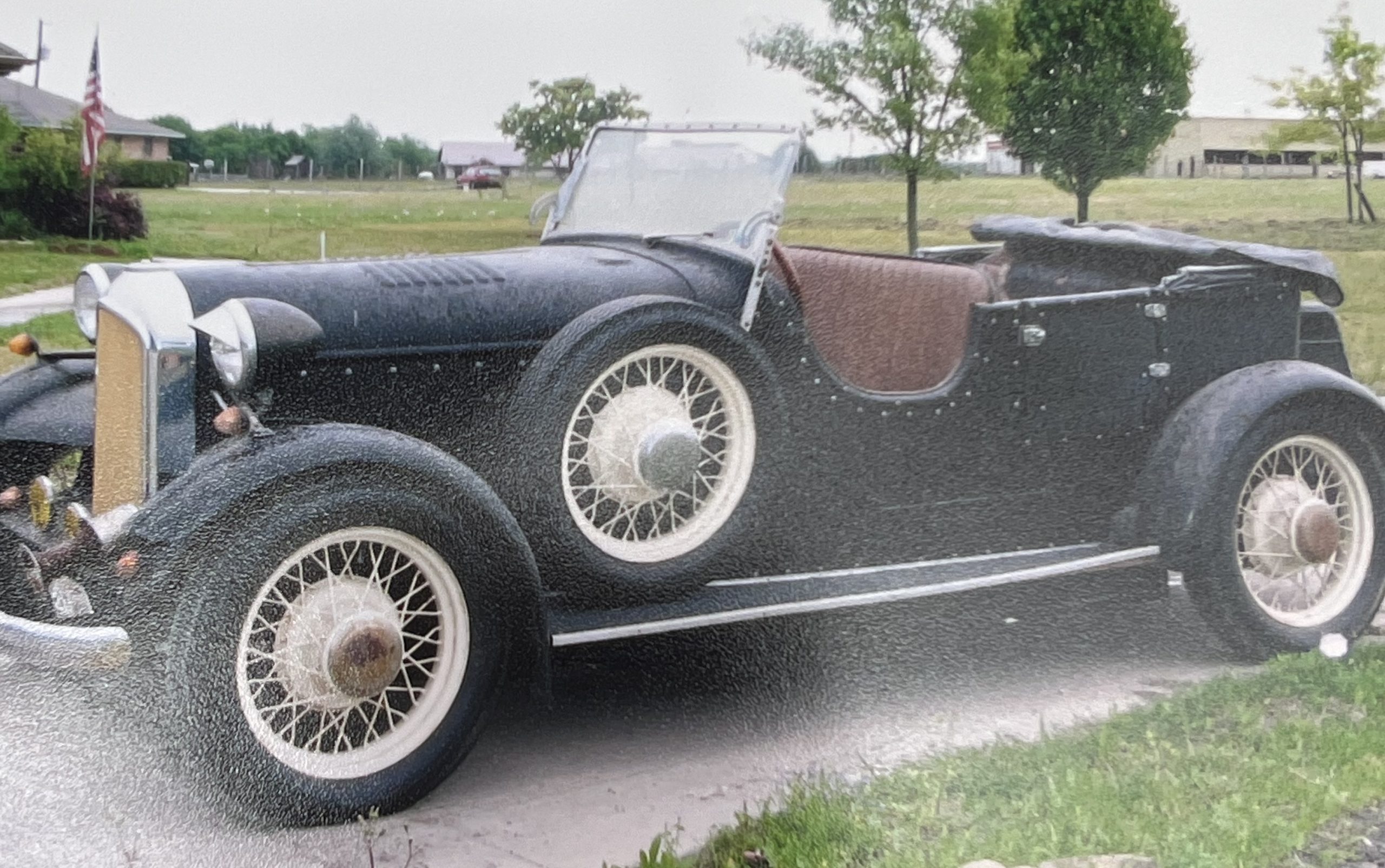 1930 Bentley Volare Convertible, Replica, black