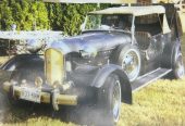 1930 Bentley Volare Convertible, Replica, black