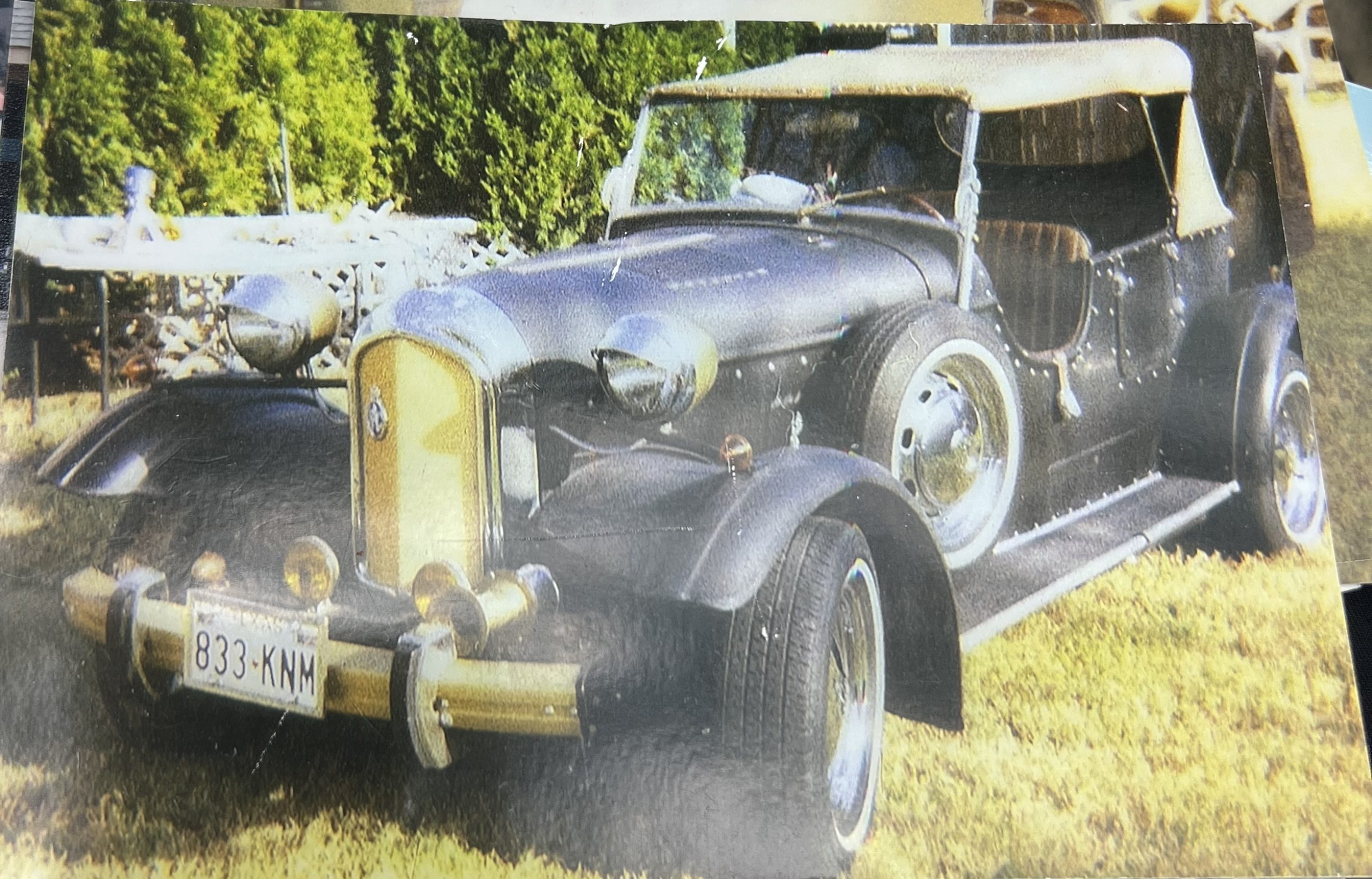 1930 Bentley Volare Convertible, Replica, black